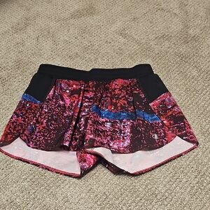 Champion Women's Black and Red Athletic Shorts